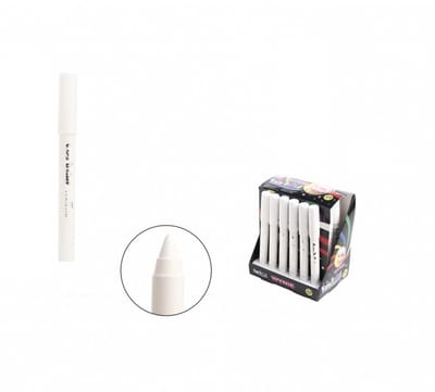 Wynie - Schminkstift / Make-up Stick / Face Paint voor gezicht en lichaam - Slijpbaar - Watervast - Wit - Nummer 005 - 1 stuks
