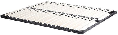 Vente-unique Lattenbodem om zelf te monteren – 120 x 200 cm – 2 x 19 latten – Zonder poten – Zwart - KALISTA van YSMÉE