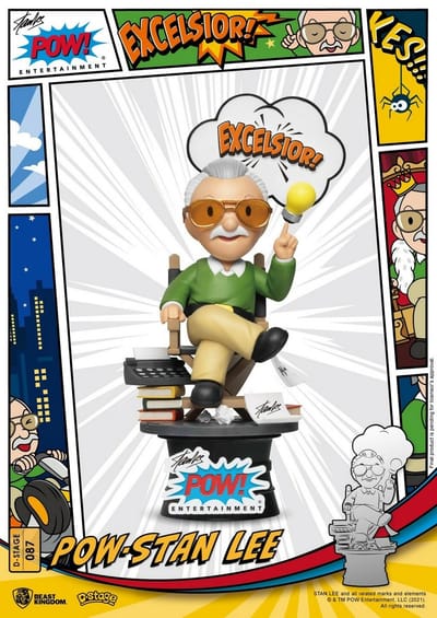 Beast Kingdom Toys Stan Lee Beeld/figuur Stan Lee D-Stage PVC Diorama 16 cm Multicolours