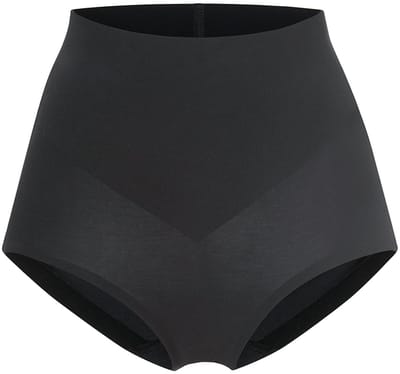WOLFORD - Panty High Waist - NOS Cotton Control - Dames Onderbroek - zwart