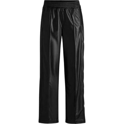 Hugo Dames Popper Detail Relaxed Fit Trainingsbroek (Zwart)
