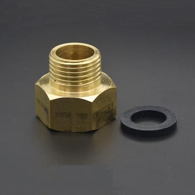 Dailygoods - Toilet Fill Valve Pipe Adapter - Bidet Slang Aansluiting - Koper - Waterverbinding - 7/8" naar 1/2" - Geschikt voor Toilet