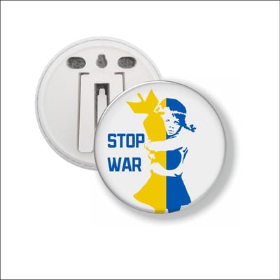 Button Met Clip - Stop War - Oekraine