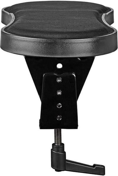 Nedis Armsteun - Aantal draaipunten: 1 Draaipunt(en) - Lengte onderarmkussen: 40 - Maximaal draagvermogen: 5 kg - Zwenkhoek: 360 ° - Met muisplatform