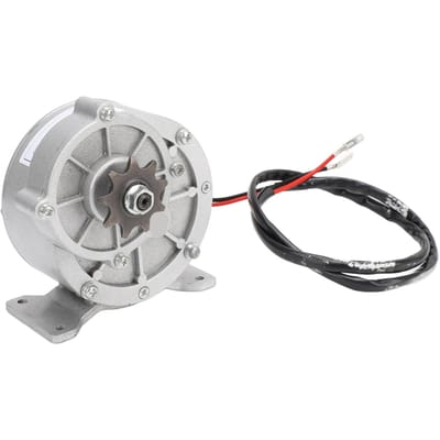 Moteur Électrique à Réduction d'Engrenages 24V 650W MY7618 3150RPM pour Vélo Électrique Petite Moto Machines Agricoles gray