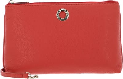 MANDARINA DUCK Leren Schoudertas Mellow Leather Crossover Bag Cayenne Rood