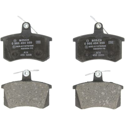 Remblokset BOSCH 0 986 494 059, achter