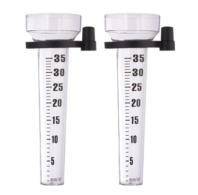 20x regenmeter - set - neerslagmeter - in tuin - kunststof - regen meter