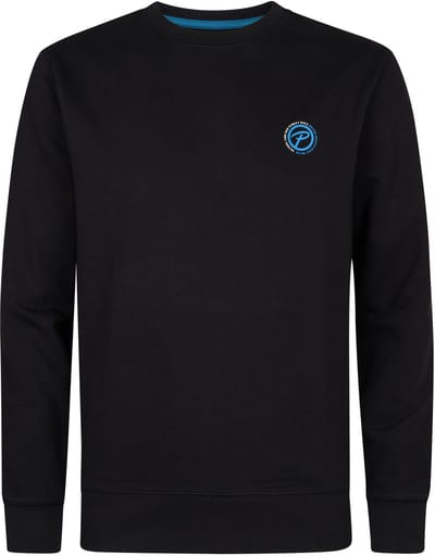 Petrol Industries - Heren Logo-print Sweater Durango - Zwart - Maat M