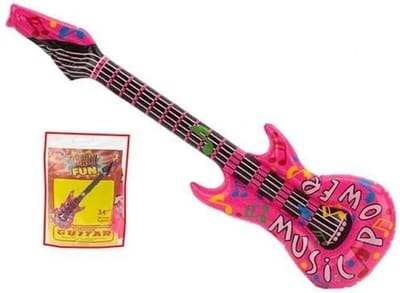 Opblaasbare Gitaar 34 Inch (86 cm) - Muziek Accessoire voor Feest of Verkleedpartij