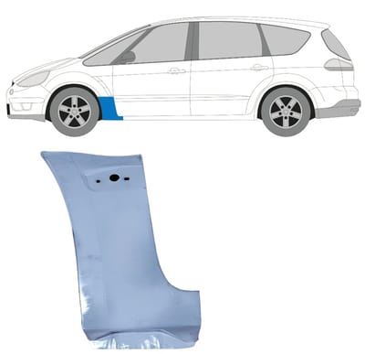 Reparatiepaneel voorspatbord voor Ford S-MAX 2006-2015 / Links