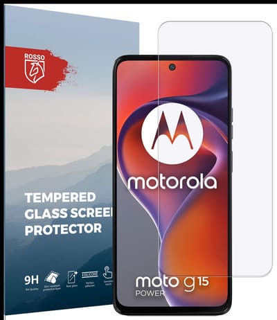 Rosso Screen Protector Geschikt voor Motorola Moto G15 / G15 Power | 9H Tempered Glass | Glasplaatje | Beschermlaag | Beschermglas | 9H Hardheid