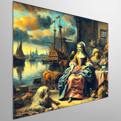 Kunstprint | Wanddecoratie | Dibond | 40 × 40 cm