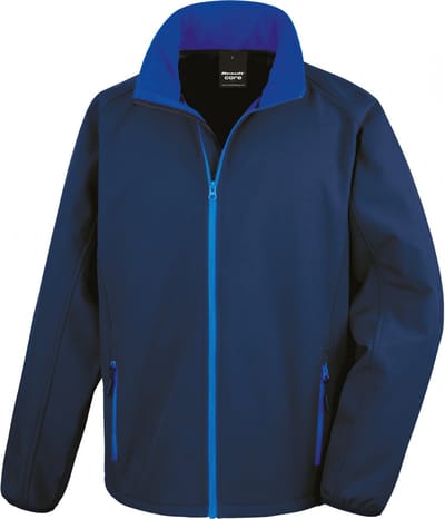 Result Printable Soft Shell Jacket RT231 - Navy/Royal - XXL