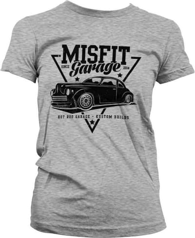 Misfit Garage Dames Tshirt -S- Since 2014 Grijs