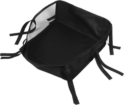 Kinderwagen Opbergmand - Onderzit Organizer - Baby Benodigdheden Meenemen - Antislip Bodem - 35 x 32 x 13 cm - Zwart