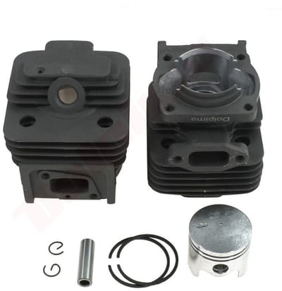 Cilinder met zuiger passend op Chinese machine 40mm TL 43cc MITSUBISHI NIKASIL