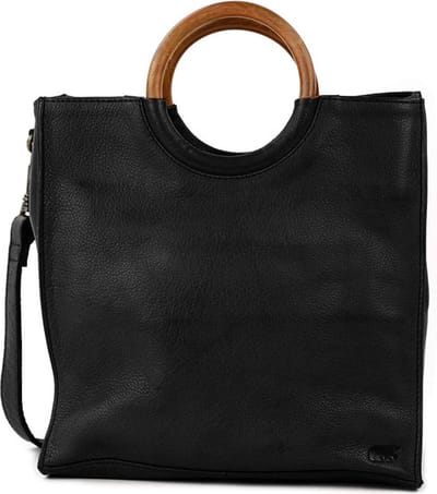 Bear Design Sara Leren Handtas - Zwart