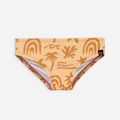 TROPICAL VIBES APRICOT – 80/86 – Bikinibroekje UV50+ bescherming