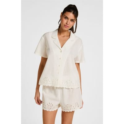 Hunkemöller Short Scallop Wit