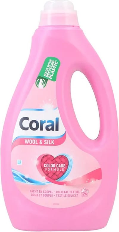 Coral Wasmiddel vloeibaar Wool & Silk - 1,25 l
