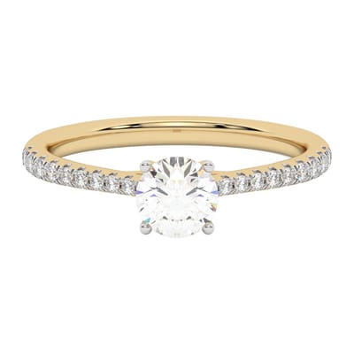 Diam Addict Ring 585 Gelbgold mit im Labor gezüchteten Diamanten