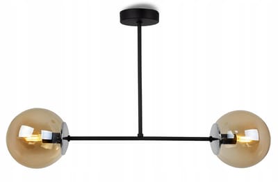 Hanglamp met Glazen Bollen - Loft Glamour Stijl - Eettafel Verlichting