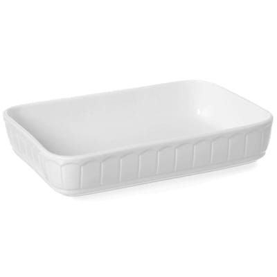 HENDI Rechthoekige ovenschaal – porselein – thermoshockbestendig – 2,3L – 282x192x65 mm
