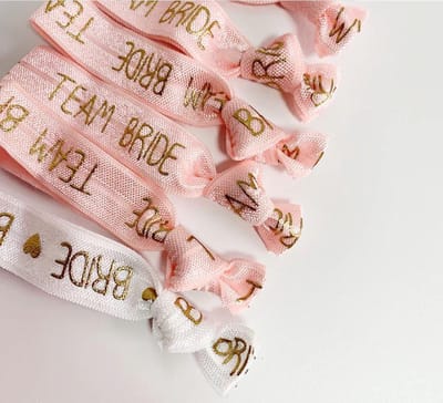 Bride to be armbanden - 9 armbanden voor Vrijgezellenfeest - 8x team bride - 1 x bride armband - Bachelorette party - Bruiloft
