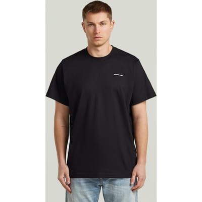 G-Star Chest Logo Loose R T Black Taglia: S | Magliette basic Outlet | Uomo | Nero
