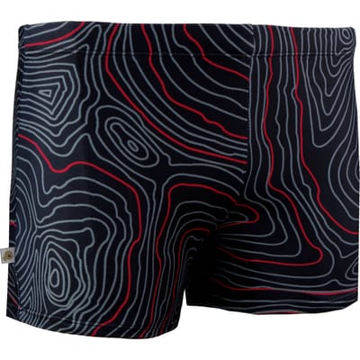 Zwemshorts voor Heren, Strakke Gestreepte Boxershorts