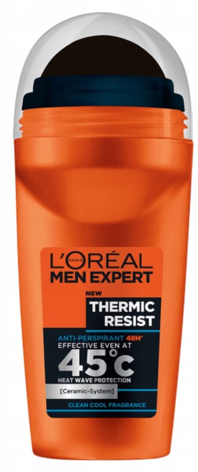 L'Oréal Thermic Resist Serie - Antiperspirant Roller - Voor Mannen - 50 ml