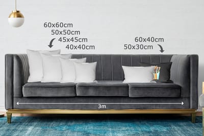 Sierkussens - Kussentjes Woonkamer - 60x40 cm - Friet - Goud - Chrome - Eten