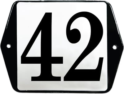 Emaille huisummer model oor - 42
