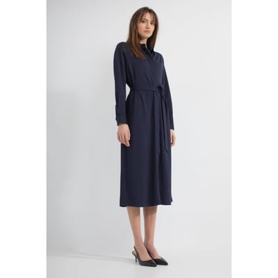 Josephine & Co Peyton Dress Dark Navy Size: 34 | Shirt Dresses Outlet | Dames | Blauw