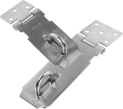 Deurkettingen 2 Stuks - Grendelsloten Schuur - Extra Beveiliging Hekken - Roestvrij Staal Duurzaam - 14cm en 10.5cm