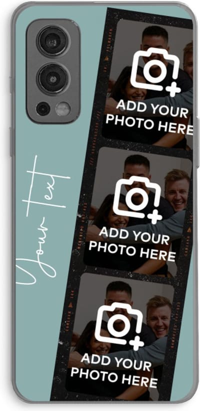 Gepersonaliseerd - Case Company® - Hoesje geschikt voor OnePlus Nord 2 5G hoesje - Filmrol N°1 - Soft Cover Telefoonhoesje - Bescherming aan alle Kanten en Schermrand