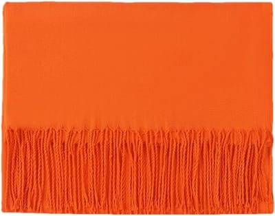 Dames Sjaal - Warme Accessoire - Warm Blijven - Zachte Gebreide Stof - Franje Detail - Effen Kleur