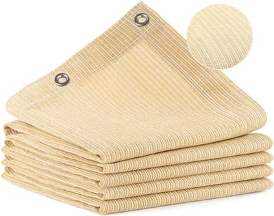90% Zwart Schaduwdoek 1,8x3 M – Duurzaam Zonnescherm & Privacydoek voor Tuin, Terras, Pergola en Zwembad