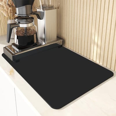 Nordic Absorberende Koffiematten Effen Kleur Servies Mat Keuken Schotel Droogkussen Fles Servies Placemat Vloerkleed Sneldrogend S 30 x 40cm
