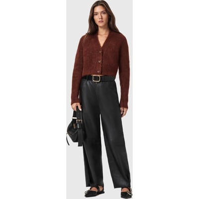 AllSaints Rubi Wick Cardigan Chestnut Brown Taglia: XS | Cardigan Outlet | Donna | Marrone