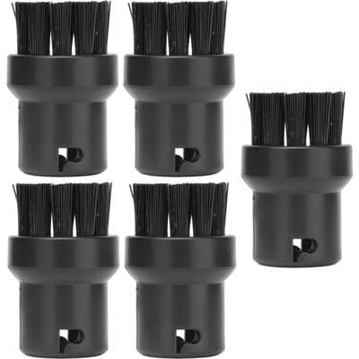 Lot de 5 brosses de nettoyage noires pour moteur à vapeur Karcher SC1 SC2 SC3 SC4