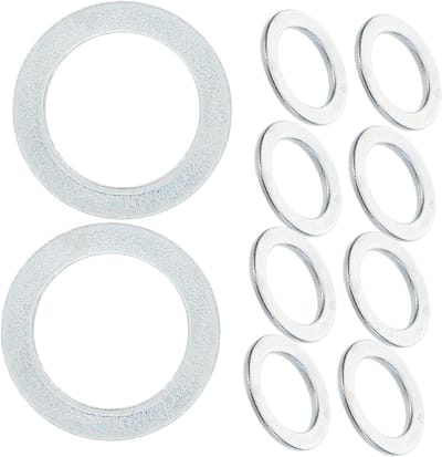 Skateboard Onderdelen - Speed Washers - Onderhoud Skate - Sterke Compressie - 100 Stuks - Zilver