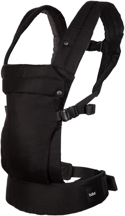 Baby Draagzak - Draagoplossing - Comfortabel Dragen - 3 Ergonomische Posities - 3.2-20 kg - Zwart