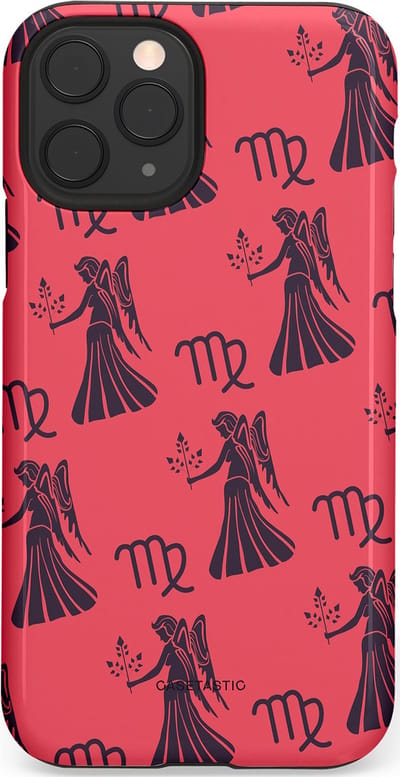 Casetastic Hoesje Geschikt voor Apple iPhone 11 Pro - Stijlvolle Beschermende Duo-layer Case - Zodiak maagd