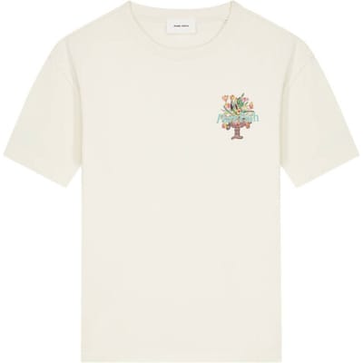 Pure Path T-shirt Flower Vase Ecru  2XL