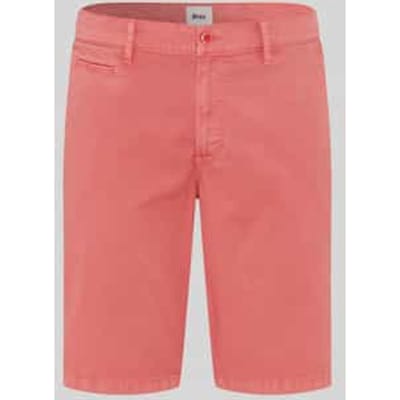 regular fit bermuda van katoenmix