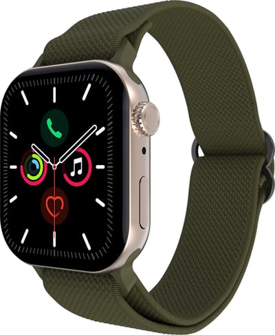 Cazy horlogebandje geschikt voor Apple Watch Bandje (Urban Textura) - Smartwatchbandjes - Universeel bandje geschikt voor Apple 38/40/41/42 mm - Groen