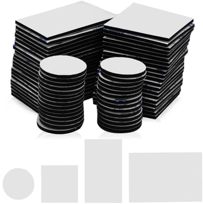 Dailygoods- Dubbelzijdige Tape Extra Sterk - 71 Stuks - Diverse Vormen - Waterdicht - Temperatuurbestendig - Hoge Kwaliteit EVA Foam - Plakband