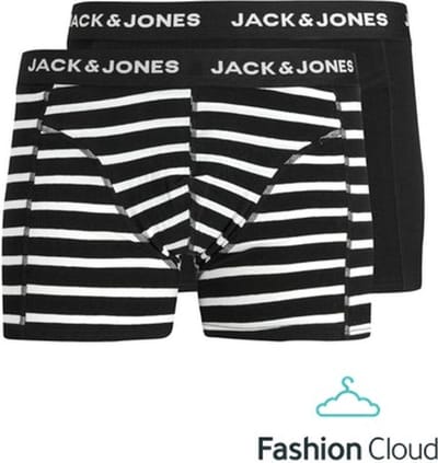 Jack & Jones Organic Trunks 2 Pack | Zwart | Maat: M